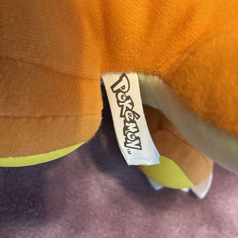 Charmander Pokemon Plush Toy Doll 8" Stuffed Animal 2016 Embroidered Eyes - Picture 5 of 5